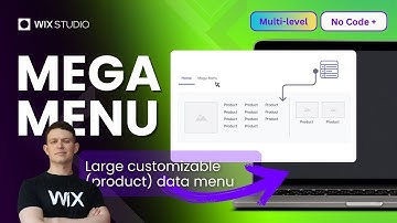 How to add a Mega Menu and Display Store Products List | Wix Classic + Studio Tutorial
