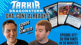 TDM Goes Out in a Blaze of Glory!! | Tarkir Dragonstorm Draft | Magic: The Gathering