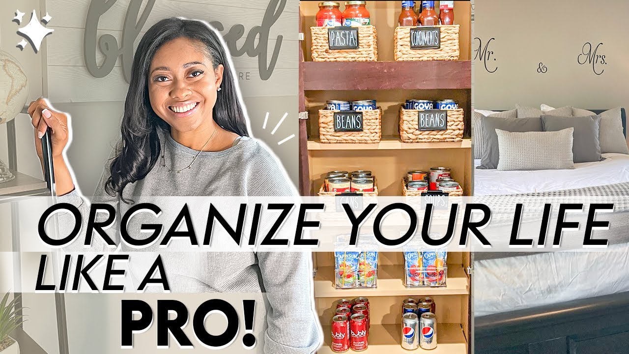 STEPS to Organize YOUR LIFE like a PRO! - YouTube