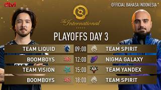 🔴The International 2026 | Playoffs Day 3 | @ucing07 & @faiqelf