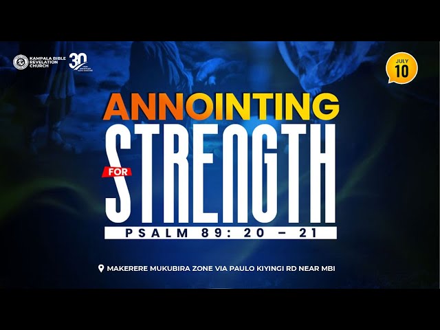 Tuesday Prayer Platform | Anointing For Strength