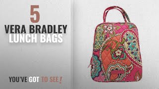 Best Vera Bradley Lunch Bags [2018]: Vera Bradley Lunch Bunch Pink Swirls