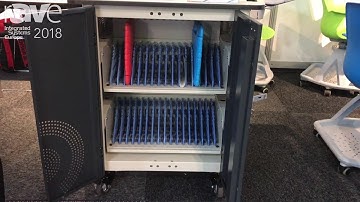 ISE 2018: Indota-Smart Education Shows a Charging Cart for Tablets and Laptops