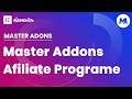 How to Become an Affiliate in Master Addons