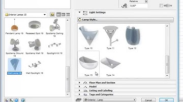 Enhanced and New Lamp Objects in ARCHICAD 18