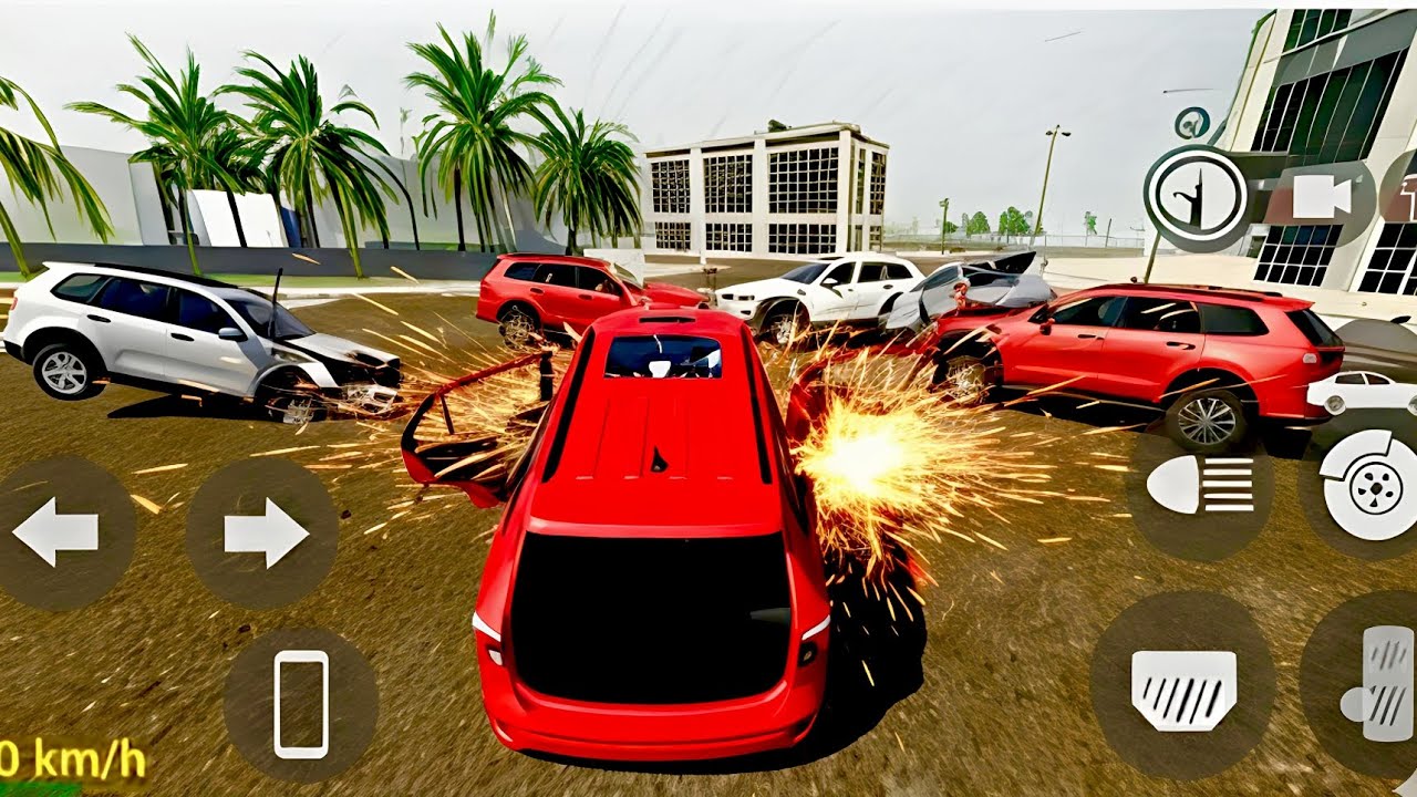 Dangerous 😱 Crash 🔥👿 Racing game video 💥👿