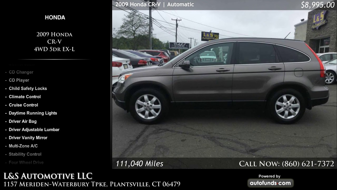 Used 2009 Honda CR-V | L&S Automotive LLC, Plantsville, CT
