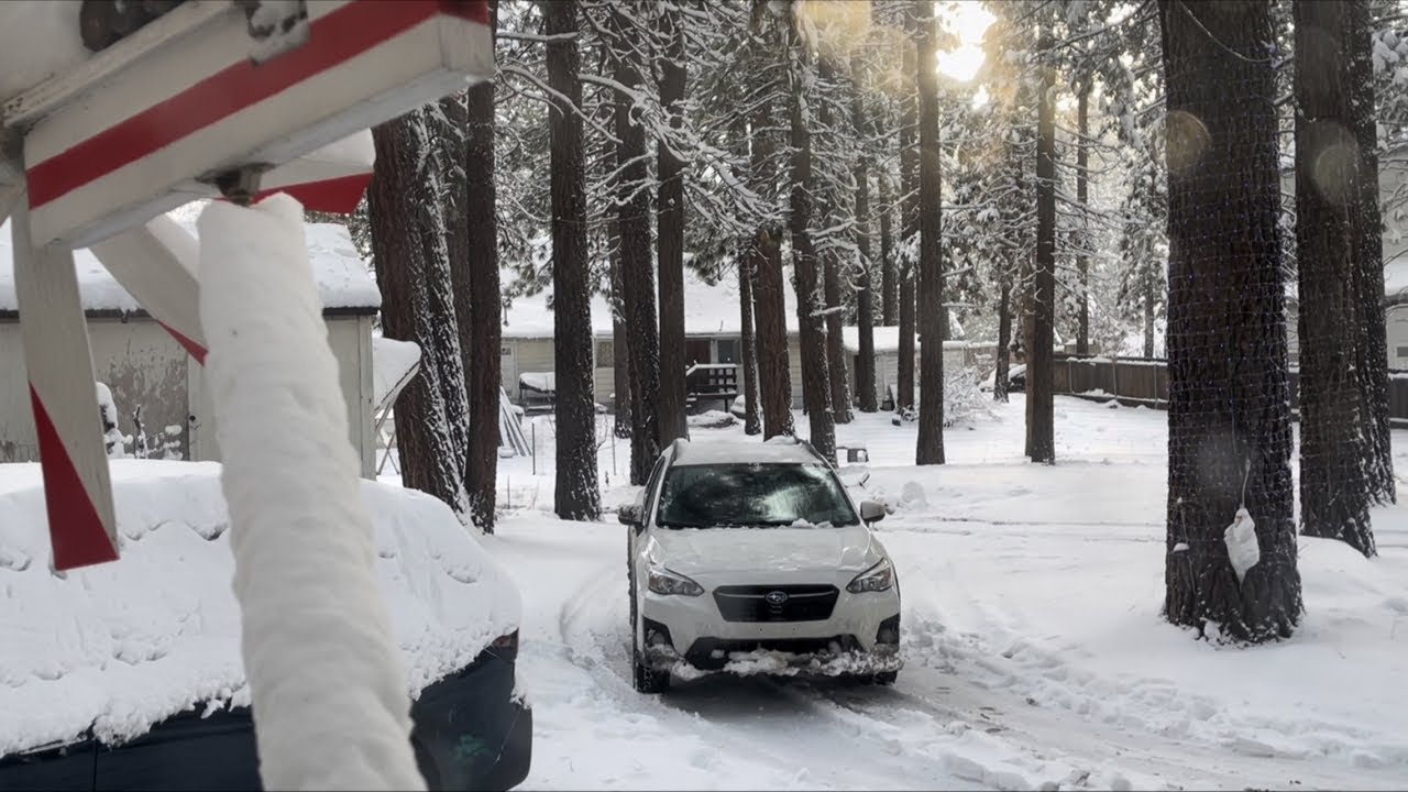 LIVE🔴Big Snow on the Way Big Bear Getting Ready for more Heavy Snow ...