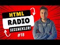 HTML RADIO Button ile Seçim Yaptır! Farkı ve Kullanımı | HTML Dersleri #18