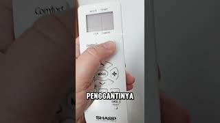 Solusi remote AC SHARP rusak #panduanbelanja #kebutuhanrumahtangga #shopee