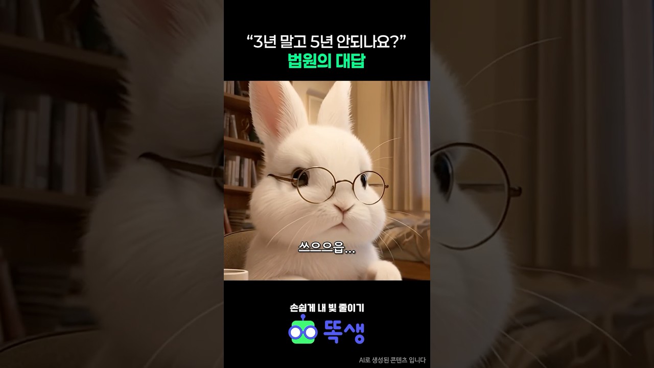 ”3년 말고 5년 안 되나요?“ 법원의 대답