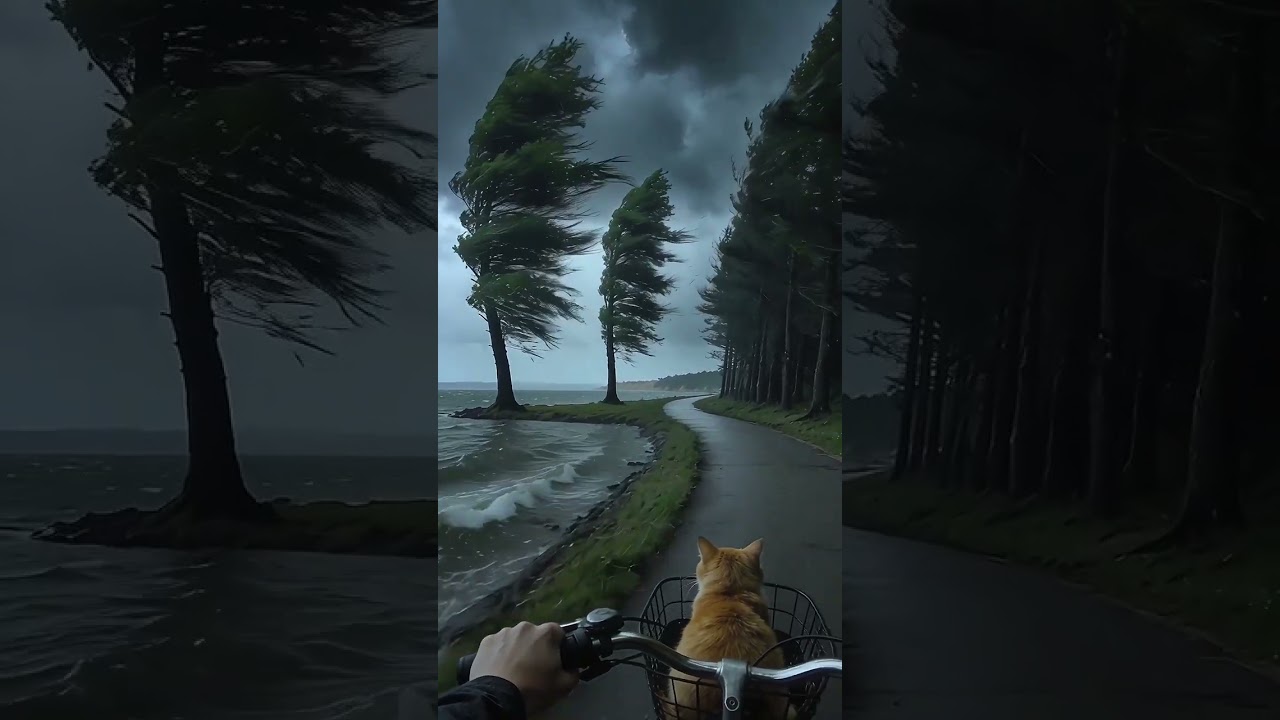 Cycling on Beach ⛱️ | Beautiful Nature View 🌊🚴‍♂️ | Peaceful Morning Vibes