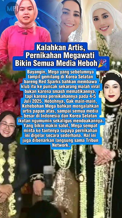 Fakta Mengejutkan di Balik Pernikahan Sederhana Megawati Hangesti #proliga #fyp #shorts #vleague