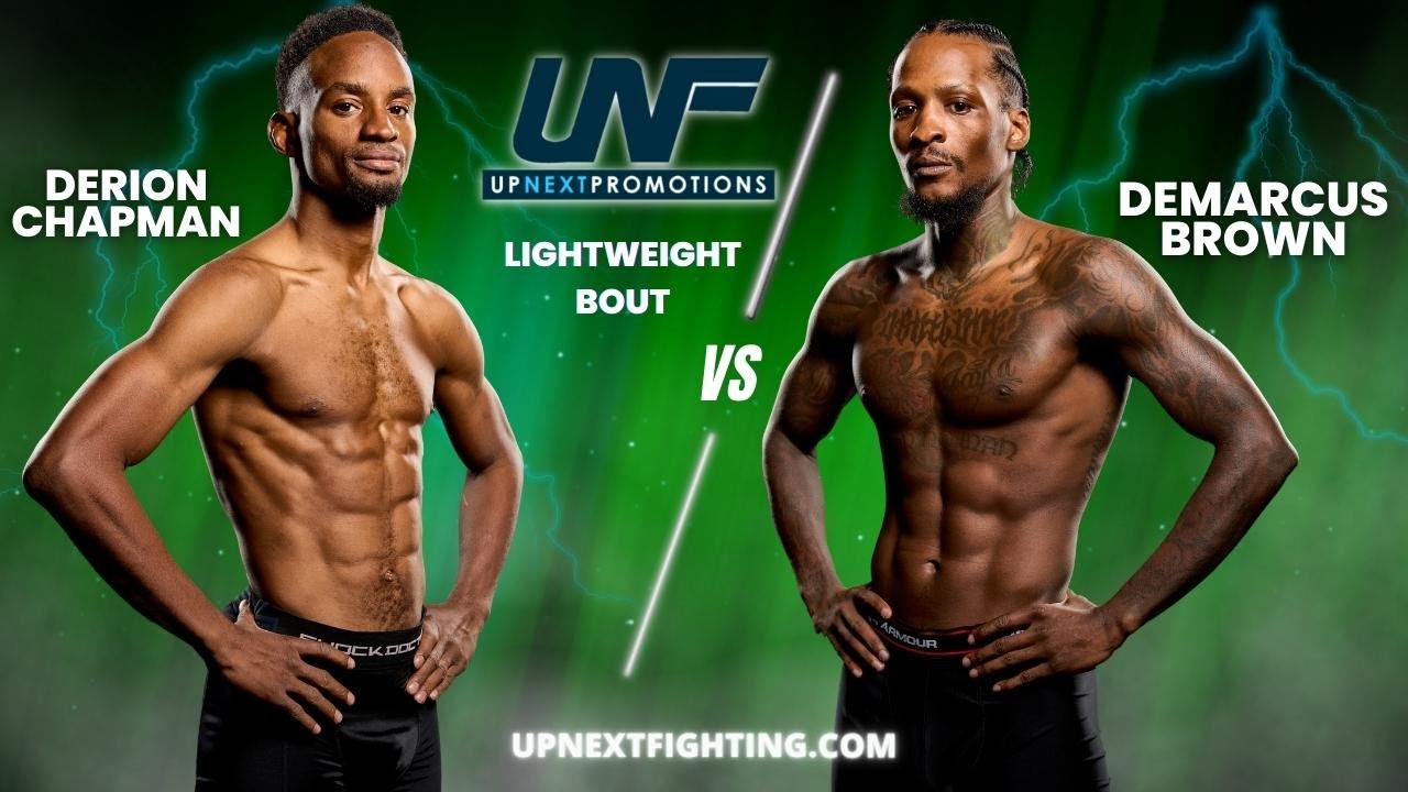 FULL BOUT |  Derion Chapman vs Demarcus Brown (Lightweight Bout)  | Up Next Fighting 3