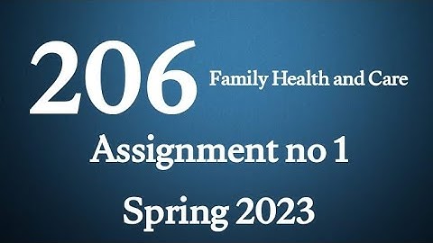 AIOU Code 206 Solved Assignment No.1 Spring 2023 #aiou #aiousolveassignments