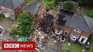 Woman found dead following major gas explosion in England - BBC News