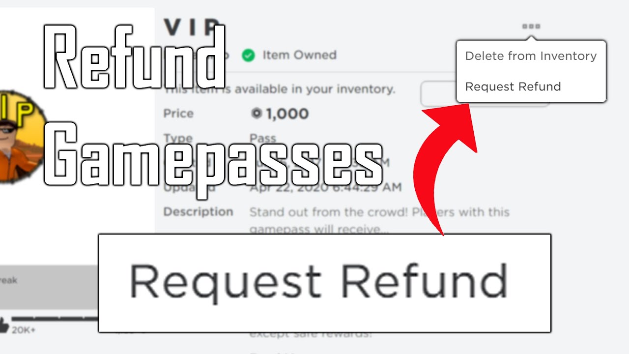 HOW TO REFUND ITEMS & GAMEPASSES ON ROBLOX (outdated) 