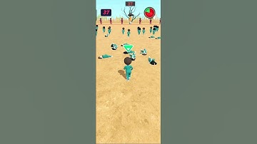 part 🚷💔😭 squid game 3D play with solo player k sniper challenge #squidgame #jondada #gaming