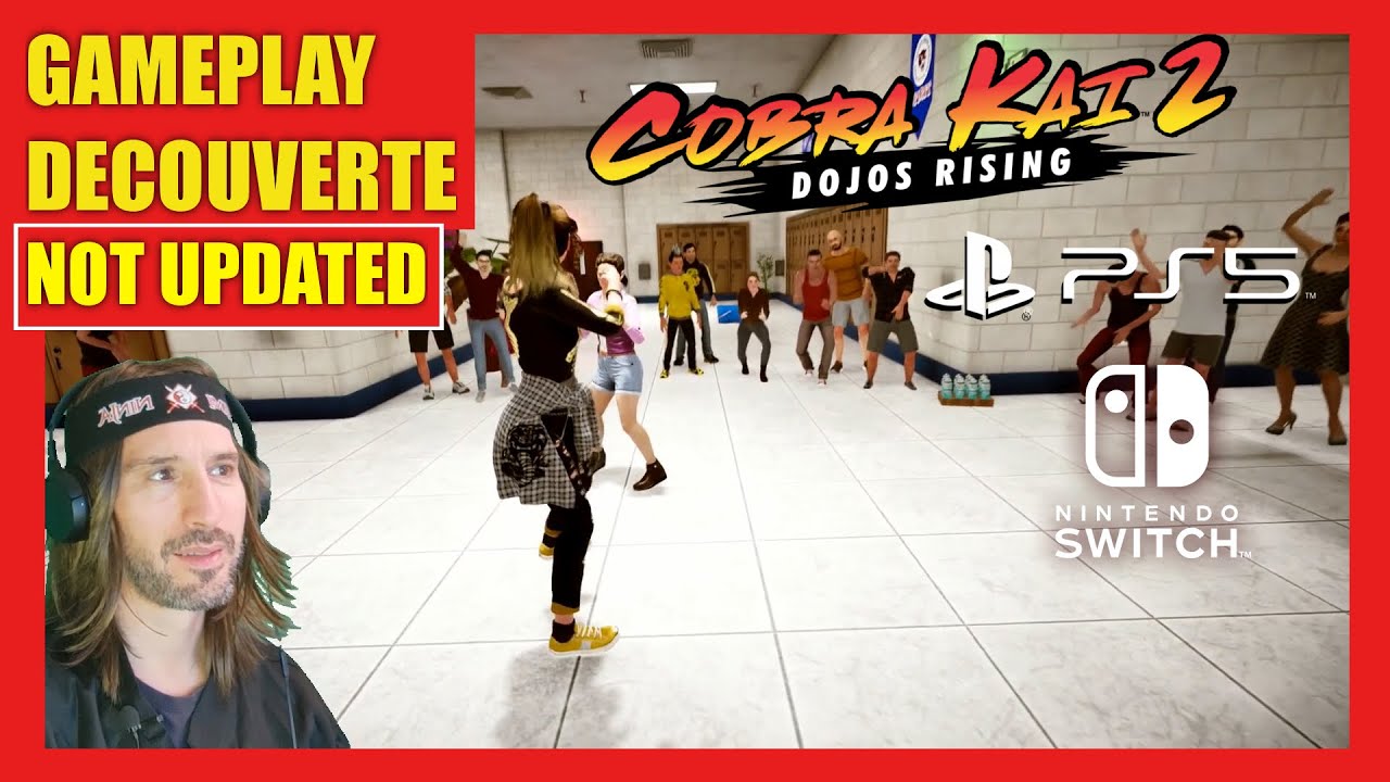 COBRA KAI 2 DOJOS RISING PS5 / SWITCH - GAMEPLAY DECOUVERTE