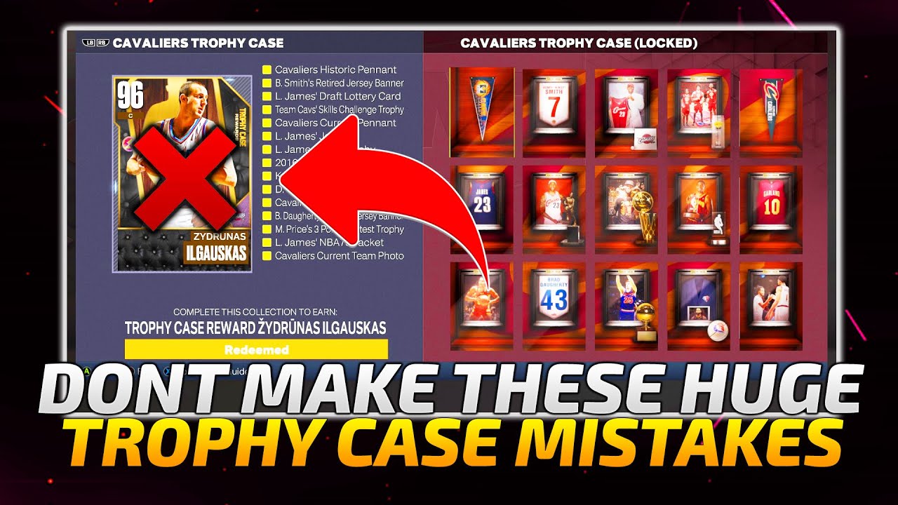 DO NOT MAKE THESE MISTAKES WITH THE TROPHY CASES! YOU MIGHT MISS OUT ON A  FREE GALAXY OPAL! NBA 2K23 