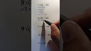 How to Solve Arithmetic with Square Roots | Easy Math #maths #mathstrick #education 