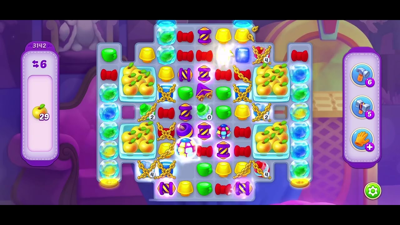 ハーム ホームスケイプ3142 攻略 Homescapes Level 3142 capture - YouTube