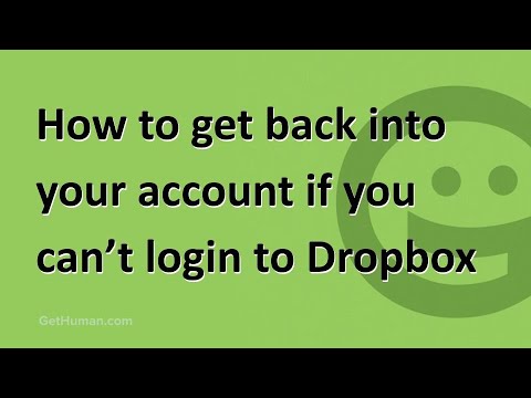 Dropbox account recovery tutorial