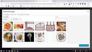 GP8 Pasta Restaurant  Creating Menu using Plug in