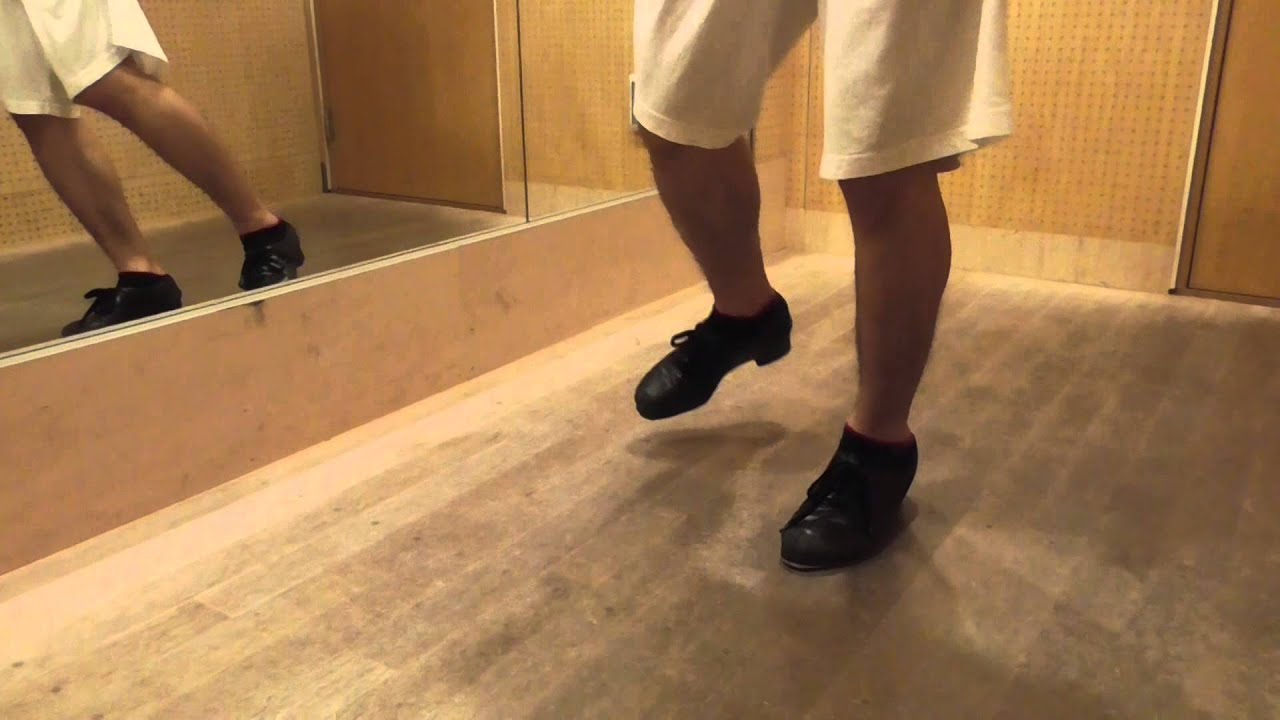 【中級技】タップ講座６連ステップ編(how to 6hit step in  tap dance)