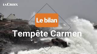 La tempête Carmen à l'ouest de la France