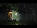 【車中泊】雨の山奥でホラー小説を読む車中泊