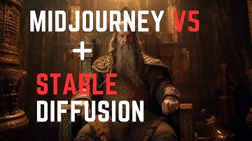 Midjourney V5 + Stable Diffusion + Blender to create 3D Images