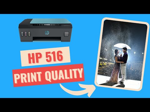 HP 516 Printer Print Quality Check | HP 516 smart tank printer quality