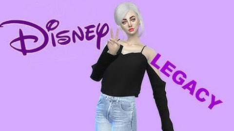 the sims 4  Disney Legacy challenge part 1   : Getting started