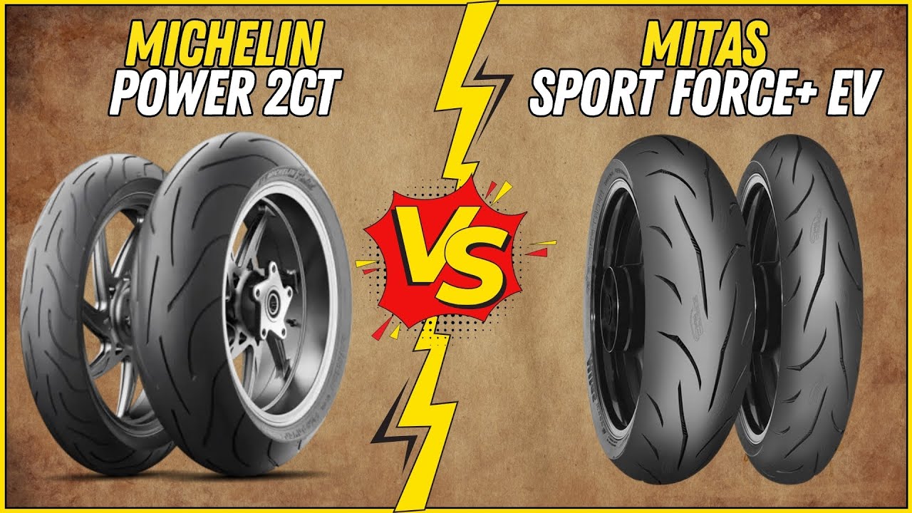 Michelin Power 2CT против Mitas Sport Force+ EV: сравнение спортивных и электромобильных шин