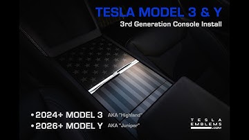 Tesla Model 3 & Y - GEN3 Center Console Wrap Install - 