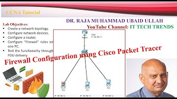 Configure a firewall and set up rules step by step | IT Tech Trends | Dr Raja Muhammad Ubaid Ullah