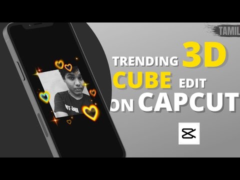 How to make 3D moving photo cube flip  || CAPCUT || make it simple  || tamil || VFM unboxing