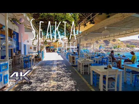 Chora Sfakion | Virtual Trip On A Cretan Village In Chania Crete Greece 4K