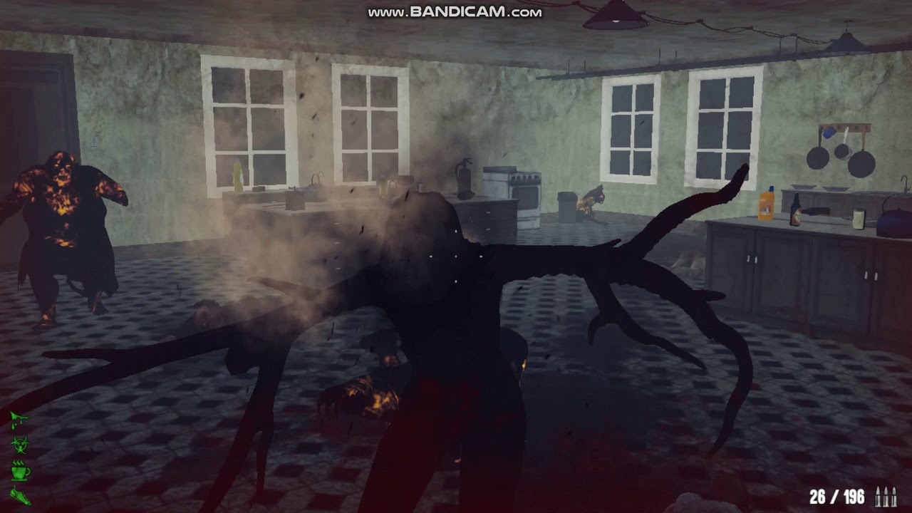 Dead Frontier 2 : Bloody Tendril - Door kill using SMG