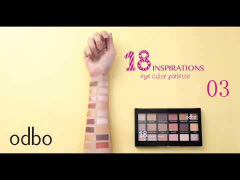 อายแชโดว์ 18 สี 💕เริ่ดจริงไรจริง เฉดสีปังมาก บอกเลย ✨ 18 INSPIRATIONS eye color palette