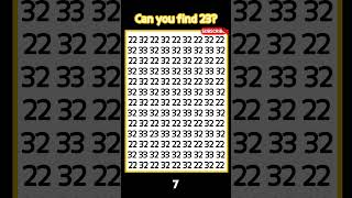 Can you find 23? #shorts #FindTheNumber #FocusTest #CanYouFind #SpotTheNumber #YouFailYouLose
