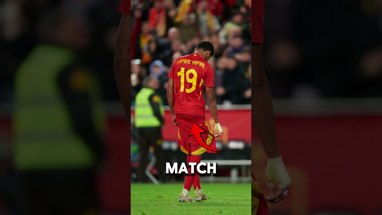 Почему Ламин Ямал снял штаны