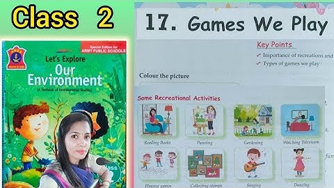 GAMES-WE PLAY,  Class 2 (Chapter 17 ) # Lets explore our environment # E.V.S