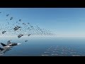20 USA CARRIERS vs 300 RUSSIAN FIGHTERS - DCS World 2.5 (4K Gameplay)