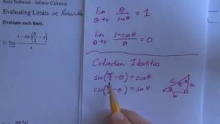 Kutasoftware Evaluating Limits at Removable Discontinuities with Trig #01