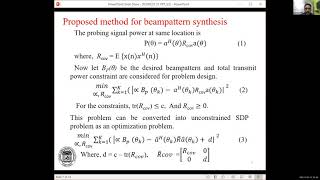 A MODIFIED METHOD FOR BEAM-FORMING USING COVARIANCE MATRIX IN THE MIMO RADAR SYSTEM