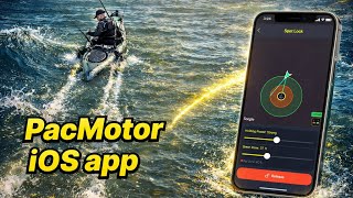 PacMotor GPS Kayak Motor iOS App Demo | Joystick, Spot Lock &amp; Navigation