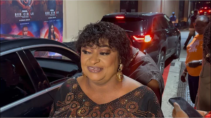RONKE OSHODI OKE AT THE MOVIE PREMIERE OF RED CIRCLE PRODUCED BY NORA AWOLOWO