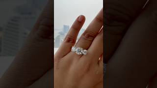 WOW ‘Triple Solitaire’ Lab Grown Diamond Ring!